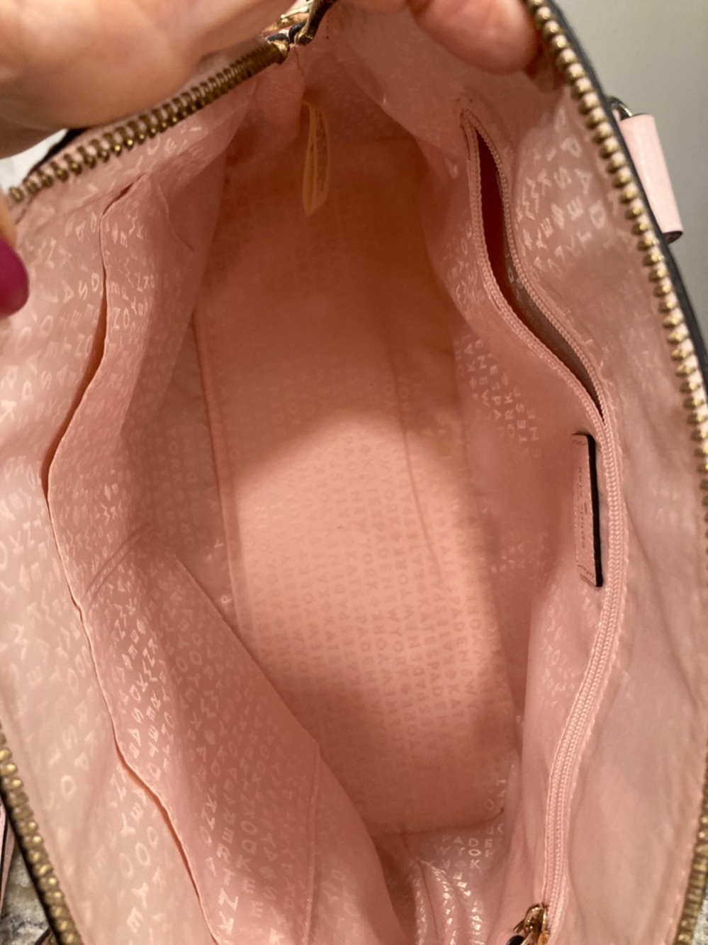 Kate Spade light pink structured Crossbody/top handle bag purse & wallet🩷 - Picture 7 of 13